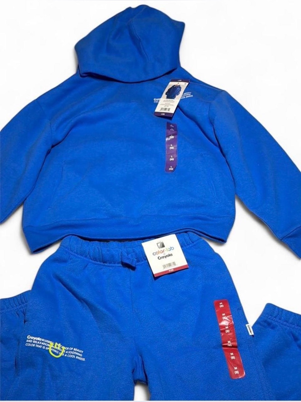 Kids Blue Hoodie & Jogger Set